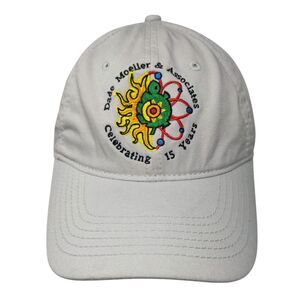 Dade Moeller & Associates Celebrating 15 Years Slideback Hat Tan One Size Cotton